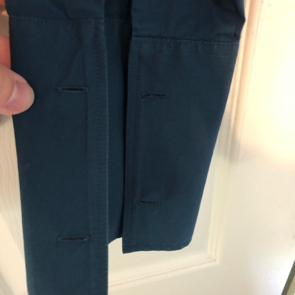 Men’s teal Theory button down tuxedo shirt small - Picture 2 of 5